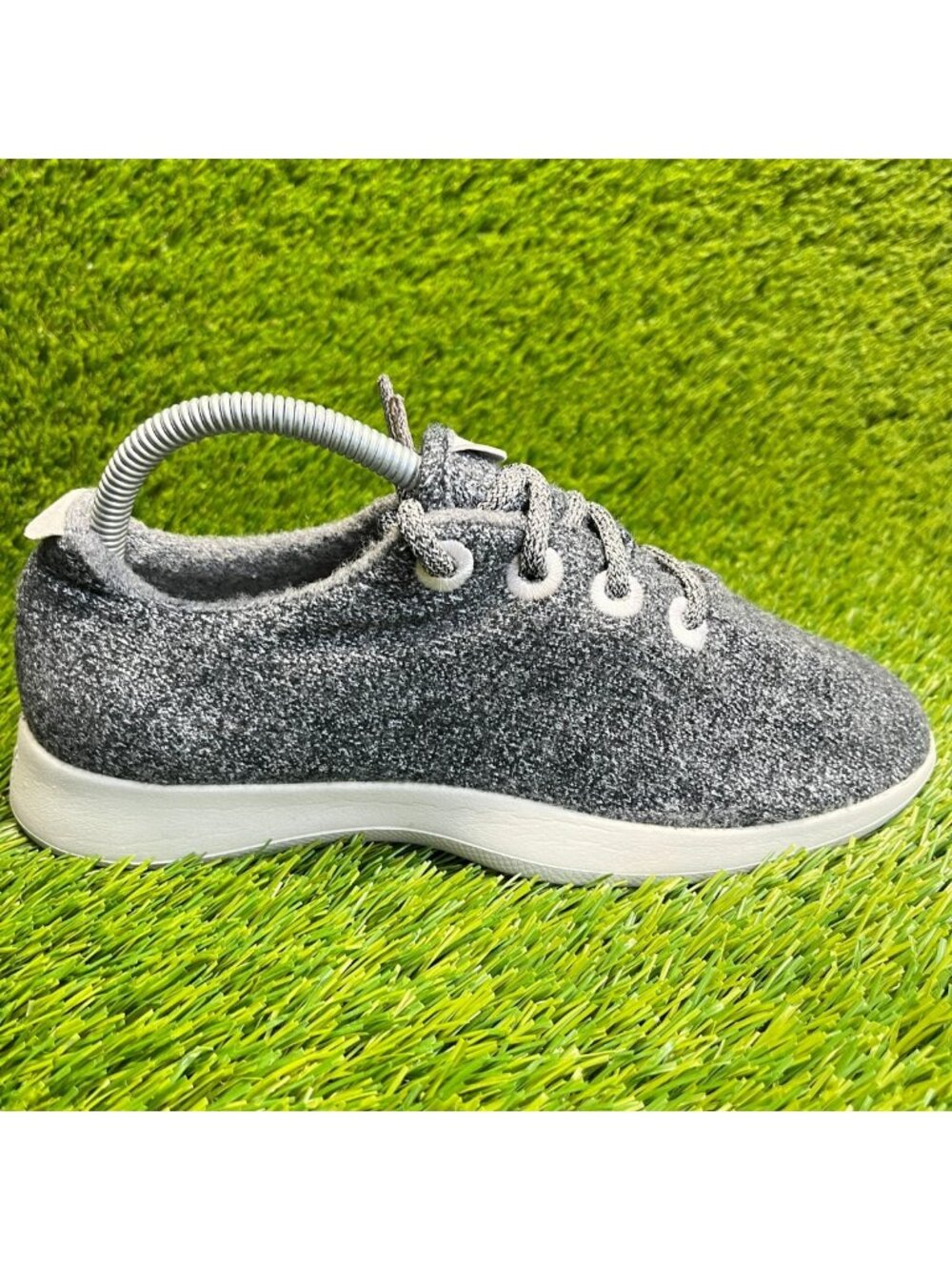 Allbirds Wool Runners Womens Size 8 Gray‎ White Running Walking Shoes Sneakers